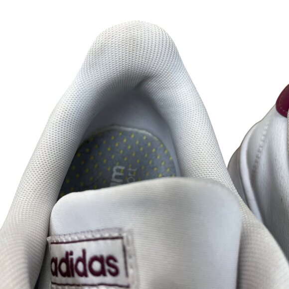 Adidas Cloudform Advantage Womens White Maroon Comfort Sneakers Size 9 SKU 9426 - Picture 10 of 16